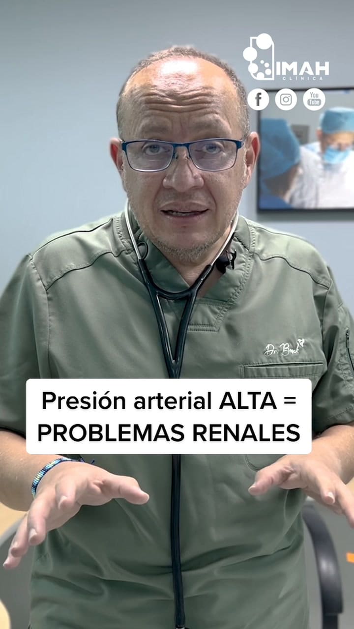 La presión arterial alta está relacionada con las enfermedades renales