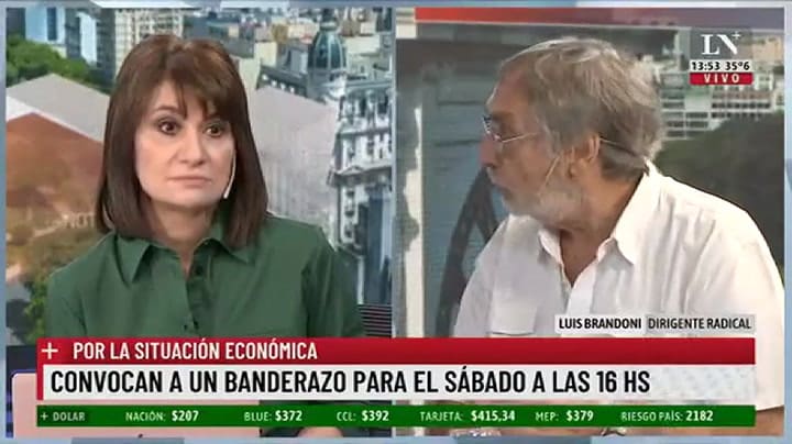 Luis Brandoni: 'Tenemos ministros que no saben lo que tienen que hacer'