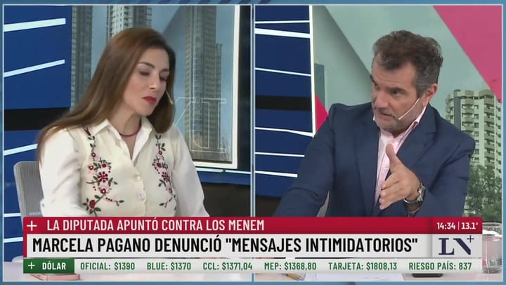 Marcela Pagano: "son un régimen totalitario y autoritario"