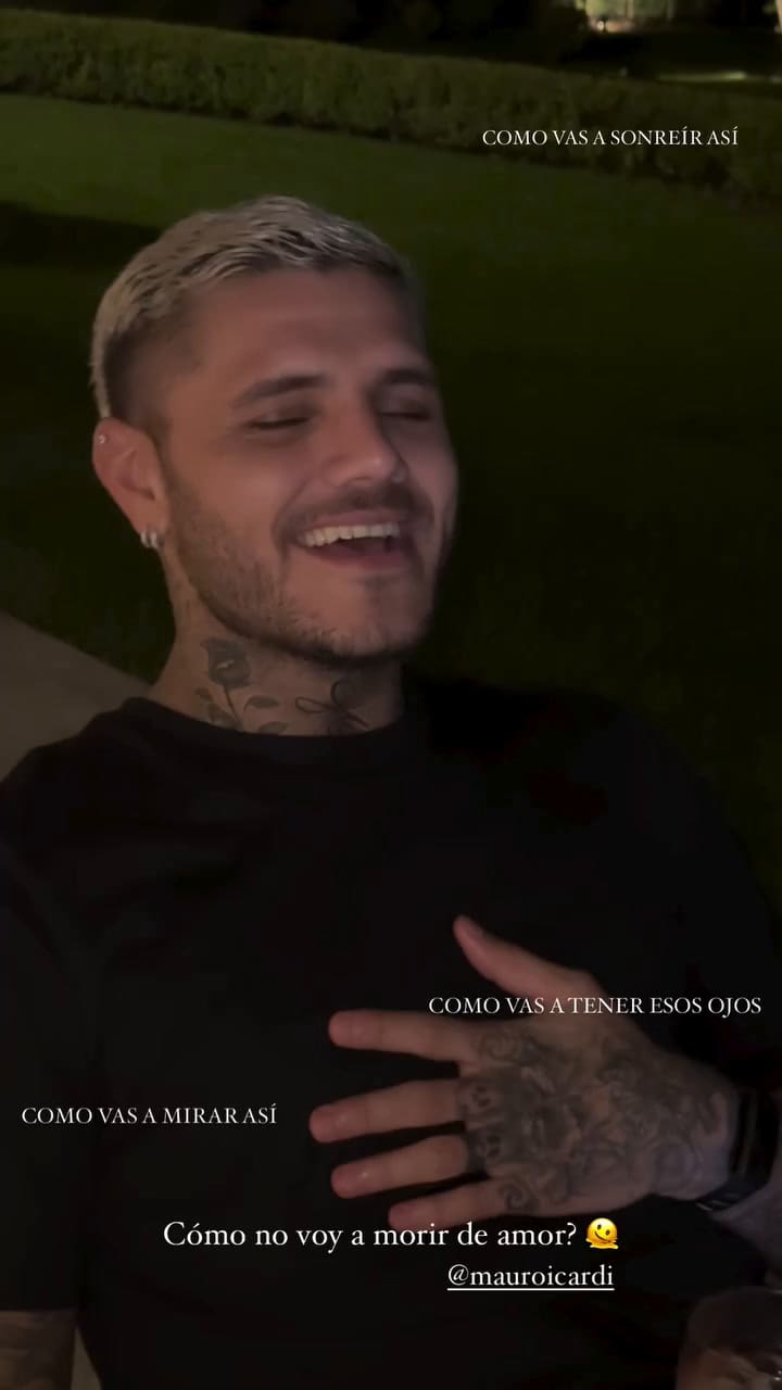 Mauro Icardi deslumbró con sus dotes de cantante