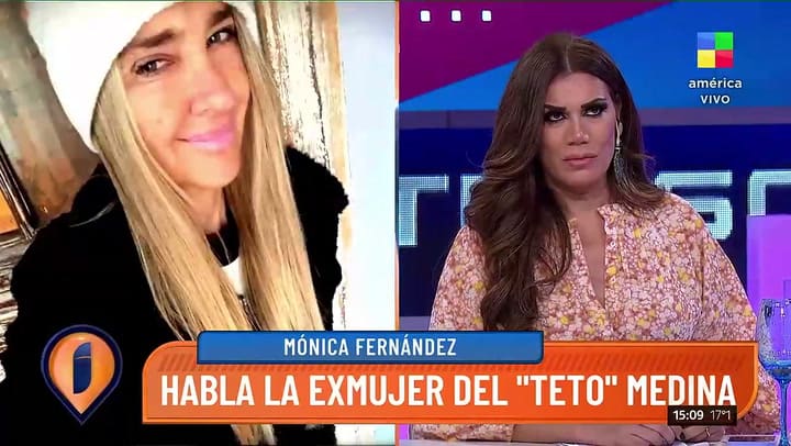 Mónica Fernández, expareja del Teto Medina, implacable: “Es capaz de hacer lo que está haciendo y mucho más”
