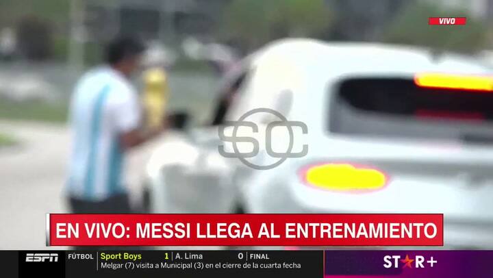 La curiosa táctica de un fanático para conseguir una firma de Lionel Messi en el entrenamiento del I