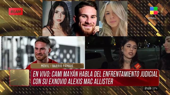 Camila Mayan rompio el silencio y hablo sobre Alexis Mac Allister