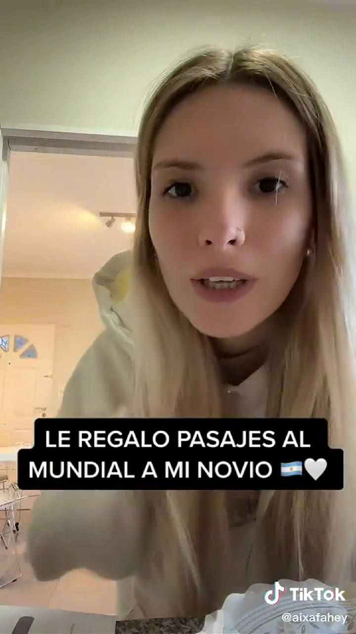 El video que se hizo viral de una pareja que asistirá a Mundial de Qatar