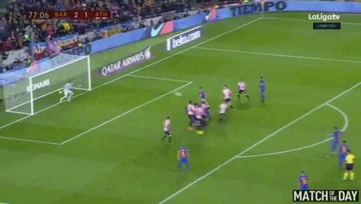 El 3-1, por Messi