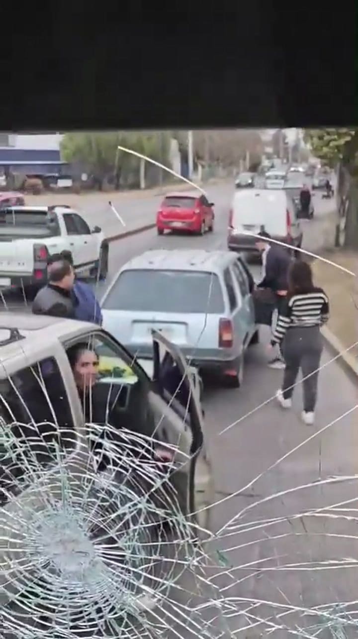 La agresión a un colectivo en Córdoba