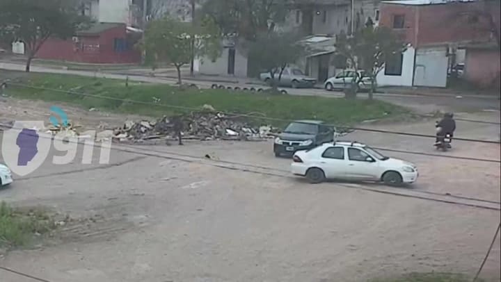 El momento del impacto