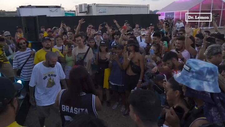 Dr. Lemon llegó al Lollapalooza