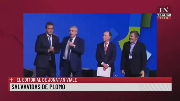 Salvavidas de plomo. El editorial de Jonatan Viale.