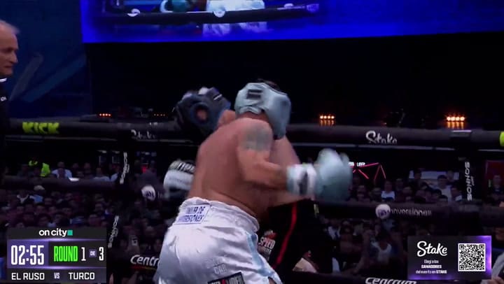 Así fue el knock out del Turco García