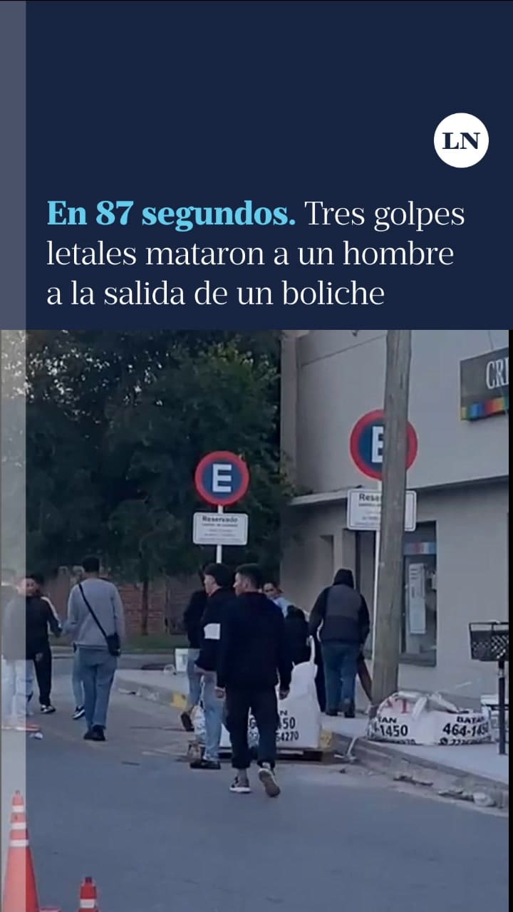 87 segundos y tres golpes letales: la muerte de un hombre a la salida de un boliche en Batán