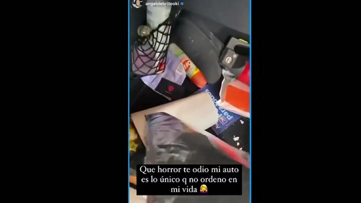 Ángel de Brito criticó el desorden del auto de Cinthia Fernández