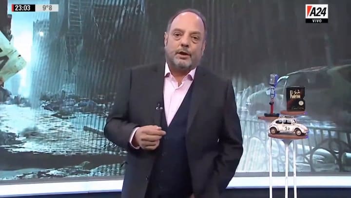La editorial de Baby Etchecopar sobre Zaffaroni - Fuente: A24