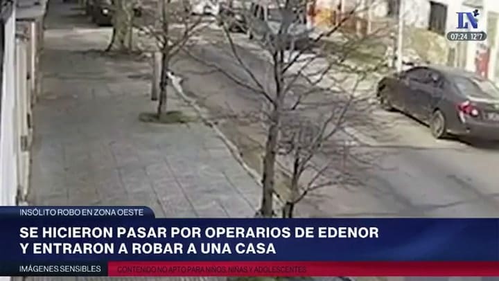 Se hicieron pasar por operarios de Edenor, entraron a robar una casa y golpearon a una jubilada y su hijo