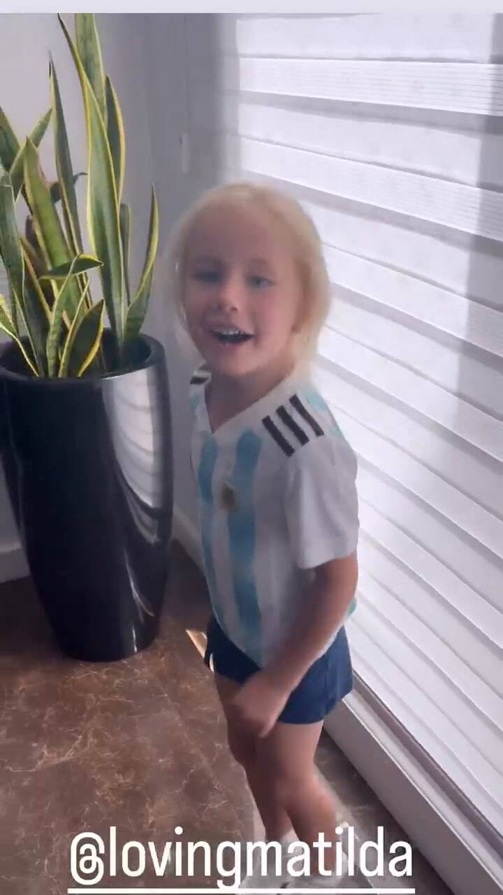 Matilda Salazar se mostró entusiasmada en la previa de Argentina vs. Polonia