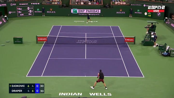Puntazo de Djokovic