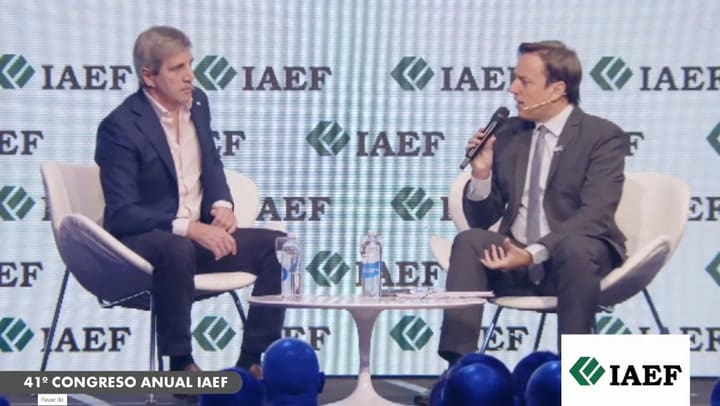 Luis Caputo: "Si sacábamos el cepo del día uno, hubiera sido un desastre"