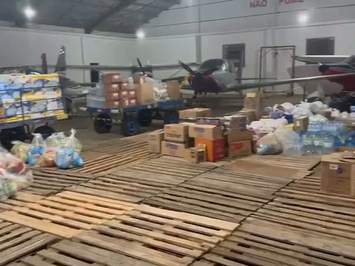 Neymar envió provisiones para los damnificados en Brasil