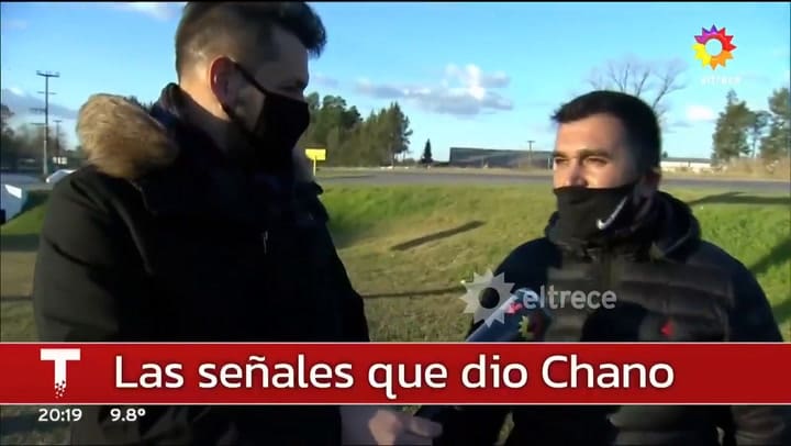 Habló el camionero que encontró a Chano en la ruta hace algunos días