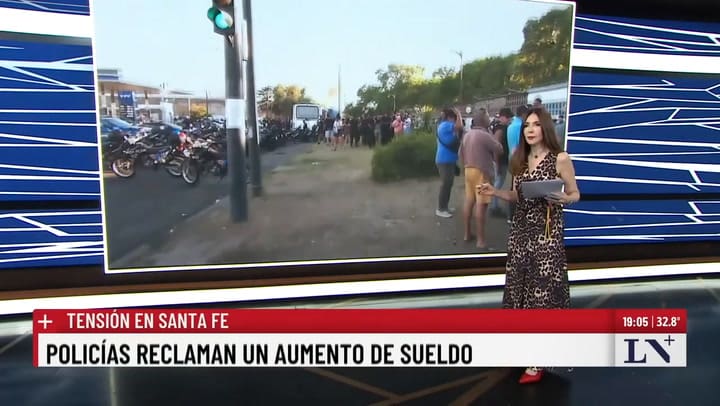 Tensión Policial En Santa Fe Efectivos Reclaman Mejores Condiciones Laborales