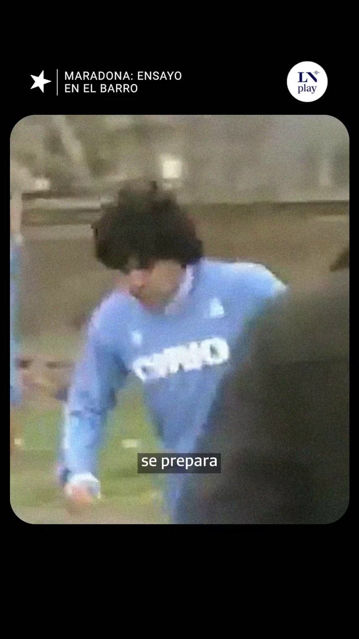 Maradona: ensayo general en el barro