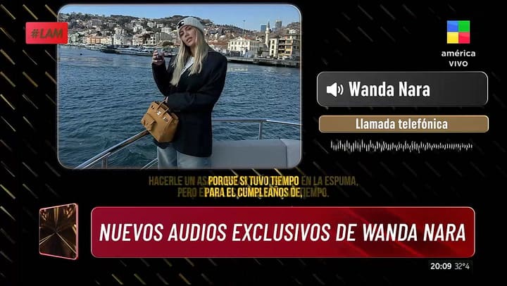Los nuevo audios de Wanda Nara