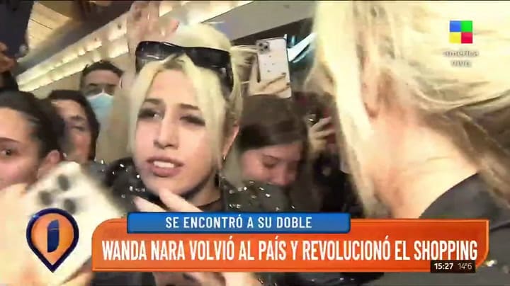 El encuentro de Abril Olivera con Wanda Nara