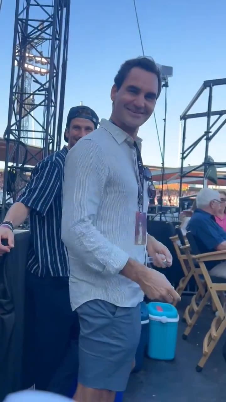 Roger Federer en el Eras Tour