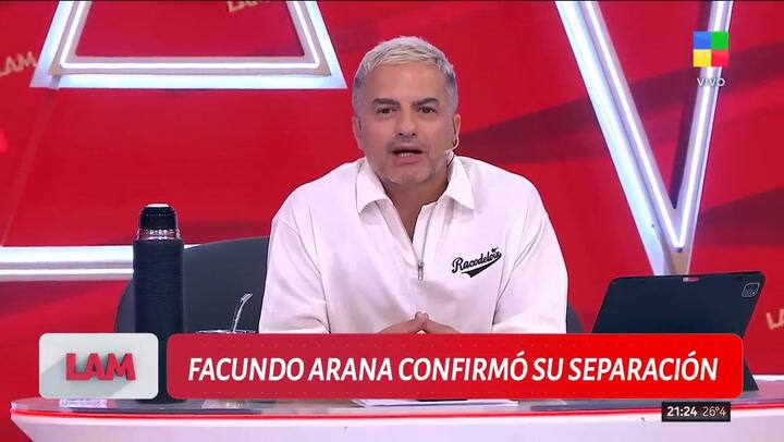 Ángel de Brito confirmó la separación de Facundo Arana y María Susini