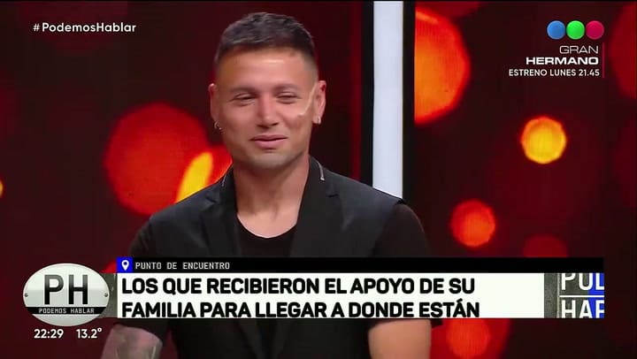 Mauro Zárate se quebró en llanto en PH Podemos Hablar al recordar a su papá: “Nos dejó eso”