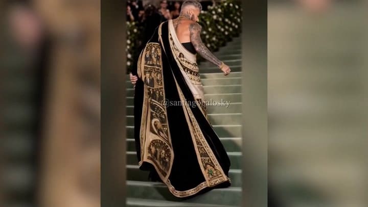 La “Met Gala argentina”: así imaginaron a Messi, Moria y Tinelli desfilando en Nueva York con IA