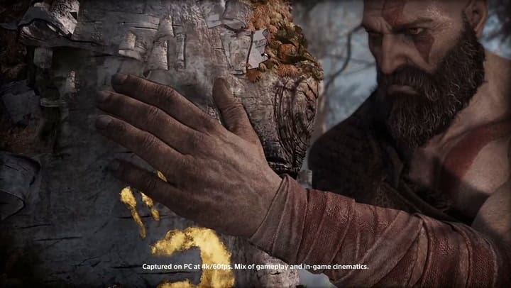 El tráiler de God of War para PC