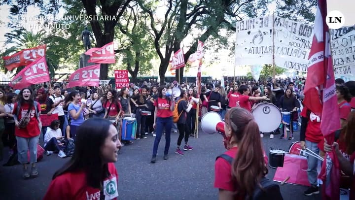 Así se vivió la marcha universitaria