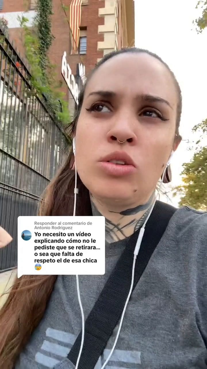 La explicación de la tatuadora sobre lo sucedido