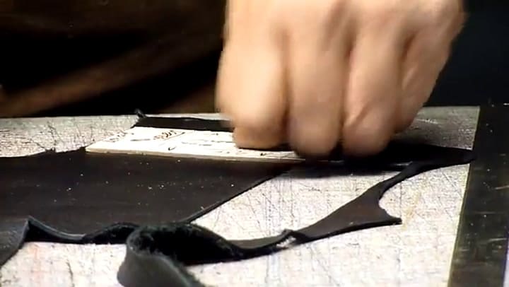 Así trabajaba en su taller Eugenia Laprida