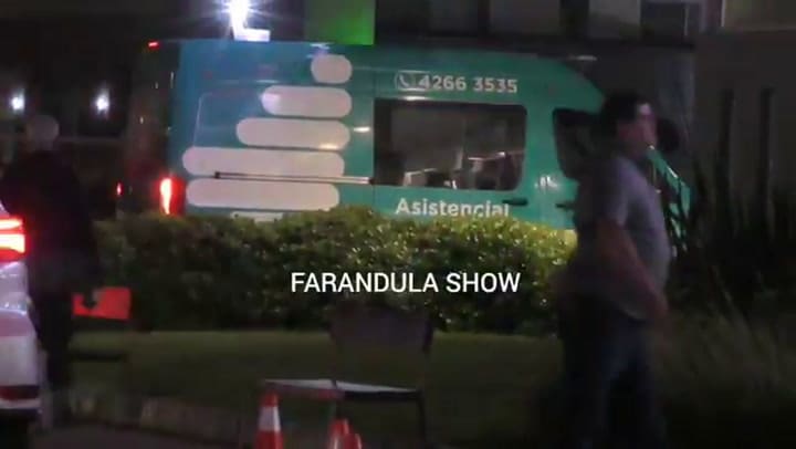 La salida de Pampita del sanatorio uruguayo