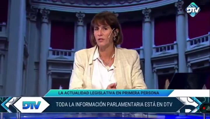 Laura Serra, en Diputados TV