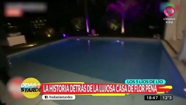Florencia Peña: revelan quién es el dueño de la lujosa mansión que ocupa la actriz - Fuente: Todas l