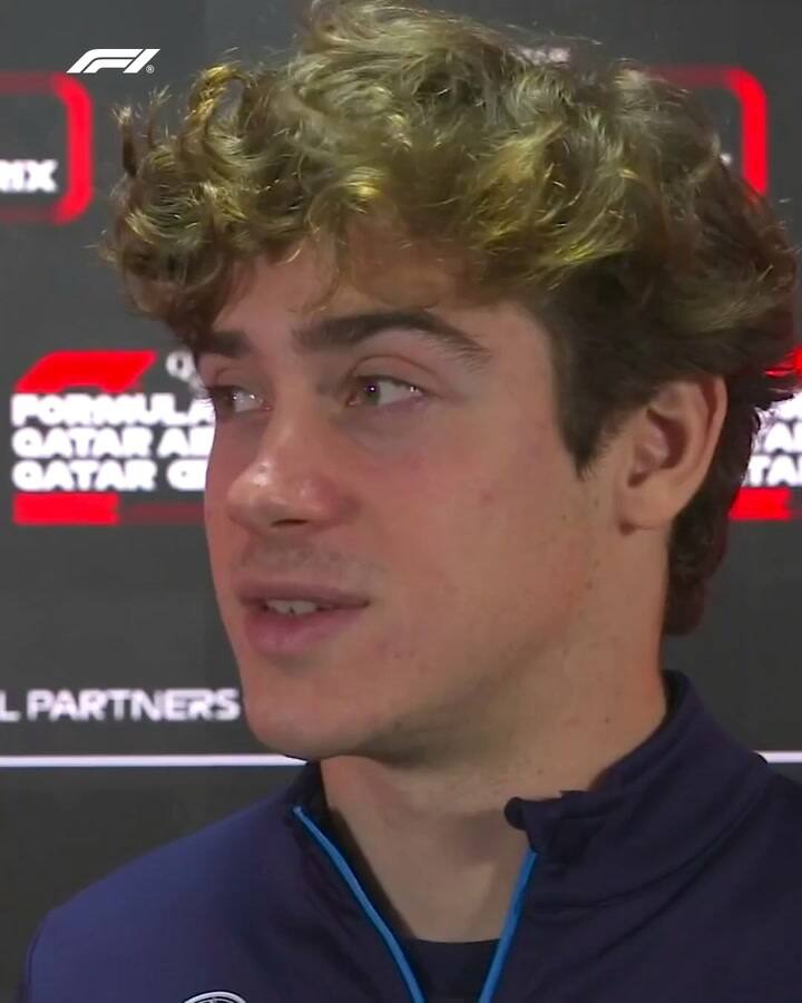 Franco Colapinto en la previa al Gran Premio de Qatar