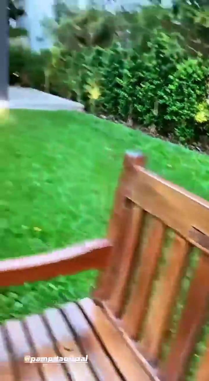 PAMPITA MOSTRÓ SU JARDIN