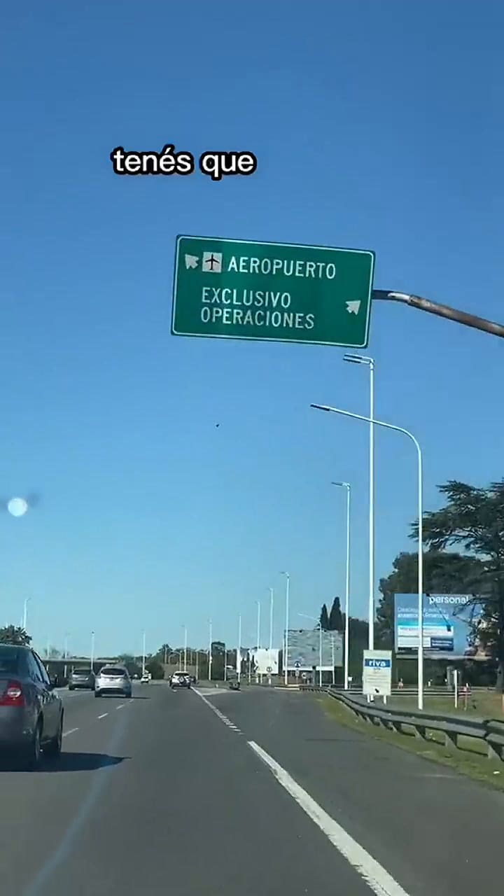 Contó en TikTok cómo hacer para ahorrar una hora del estacionamiento en el Aeropuerto de Ezeiza