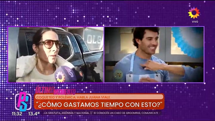 Juana Viale habló sobre lo sucedido con Manu Urcera