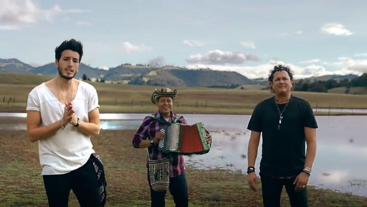 Carlos Vives, Sebastian Yatra - Robarte Un Beso - Fuente: YouTube