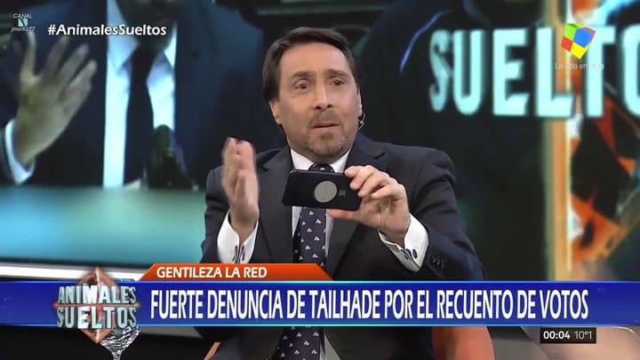 La pelea de Eduardo Feinmann y Romina Menguel en Animales Sueltos