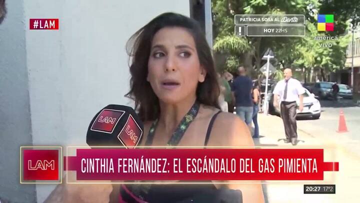 Los audios de los vecinos de Cinthia Fernández