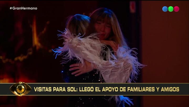 El emotivo encuentro de Sol con su familia