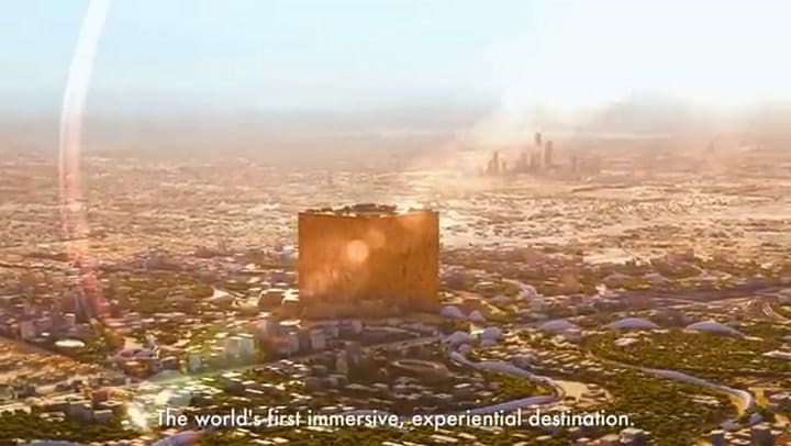Desafían todos los límites con la construcción de El Mukaab, el edificio más grande del mundo