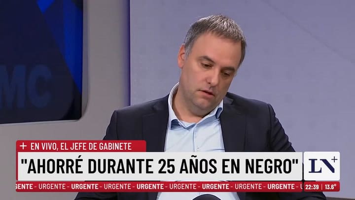 Adorni y la plata que se encontró en el departamento de su padre fallecido