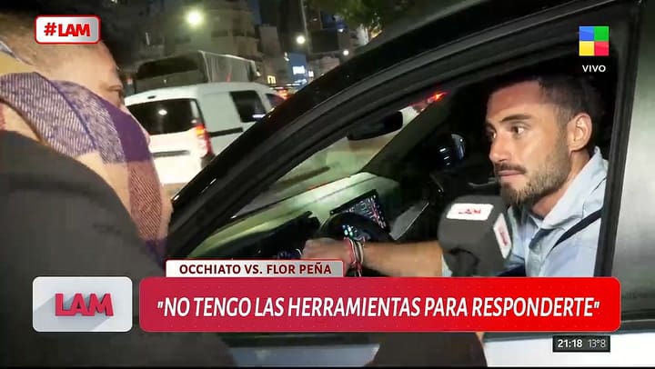 Nico Occhiato volvió a hablar de Flor Peña