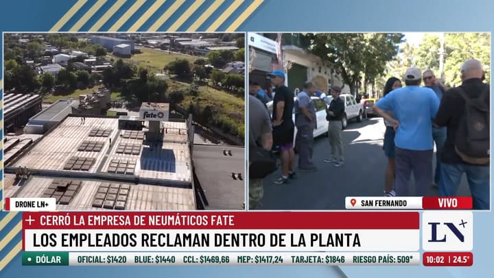 Fate anuncio su cierre: los empleados reclaman dentro y fuera de la empresa